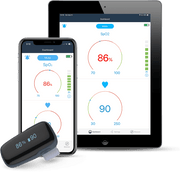 Oxylink | Fjernmonitor som sender real-time målinger av O2, Puls, PI og bevegelse til telefon/PC til "hvor som helst"